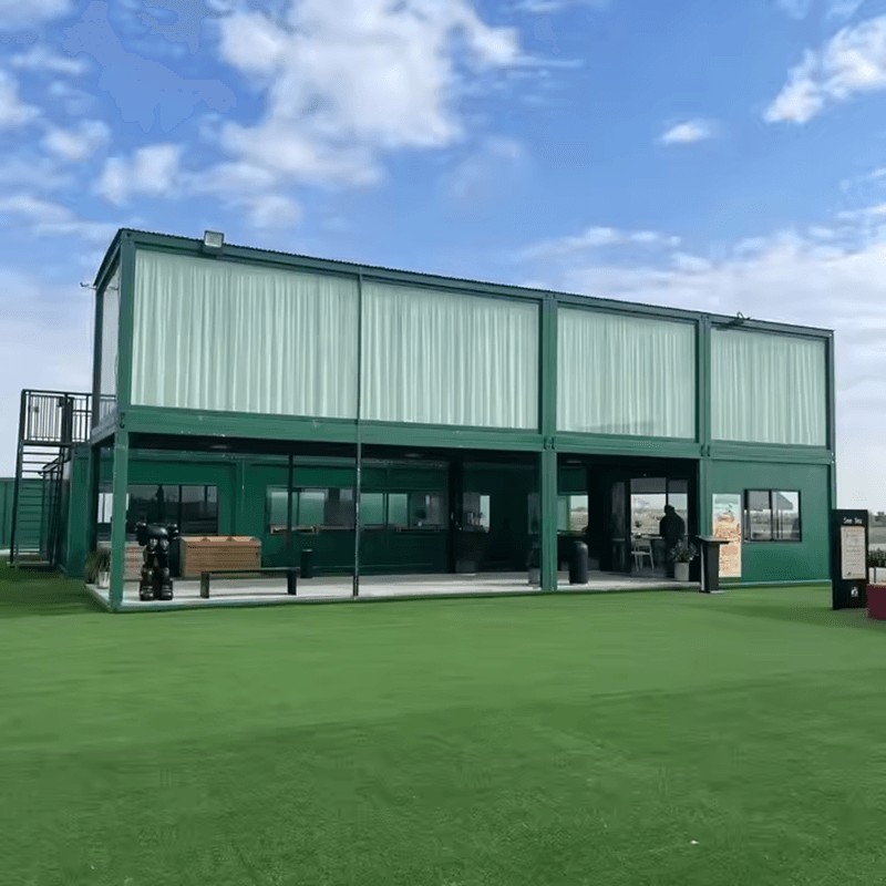 Dobbeltglas solrum Udvidbart præfabrikeret containerhus/hjem Dobbeltglas solrum Udvidbart præfabrikeret containerhus/hjem