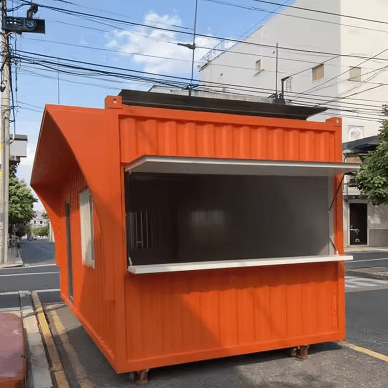 Præfabrikeret containerhus til butikker Præfabrikeret containerhus til butikker