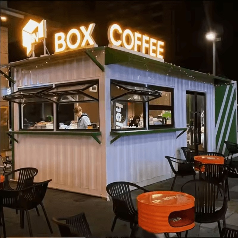 Præfabrikeret containerhus til butikker Præfabrikeret containerhus til butikker