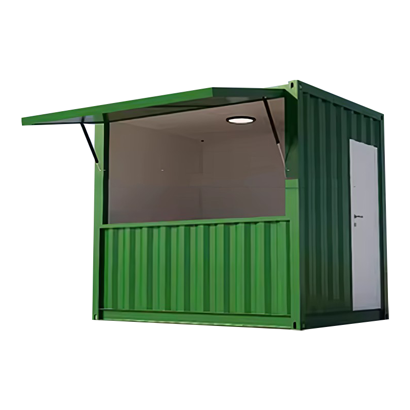 Container lille butik (bølgepapvægpanel)