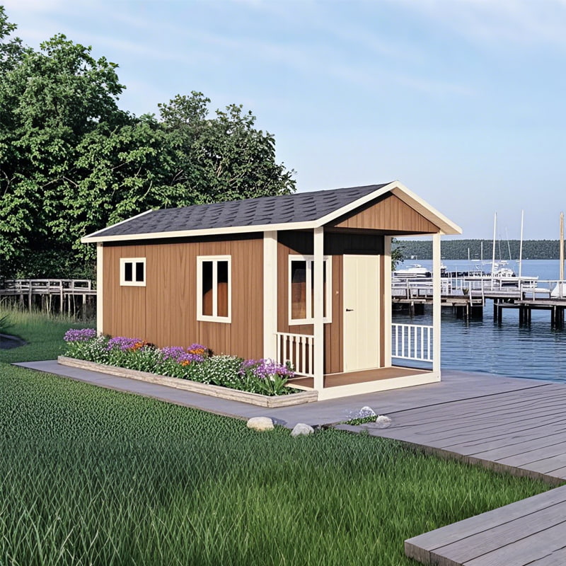 Pitch Roof Aftageligt containerhus